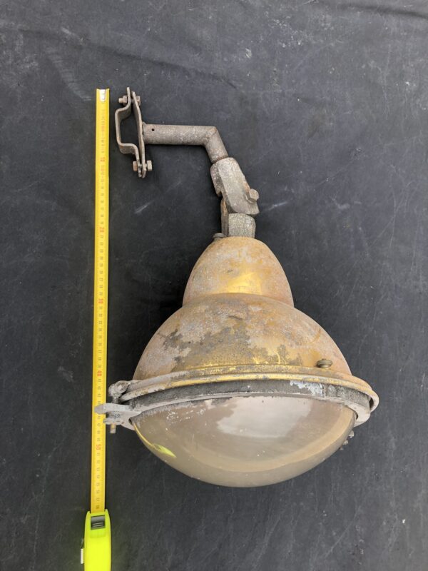 Lampe de cour indus atelier globe verre – Image 4