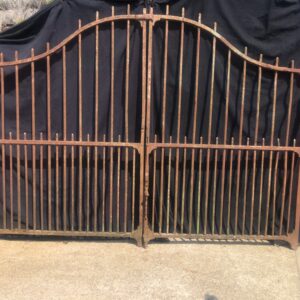 Portail double battants fer forgé ancien