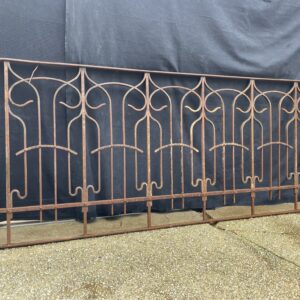 Rambarde Balcon Garde corps fer forgé ancien 6.30 m disponible en 3 éléments