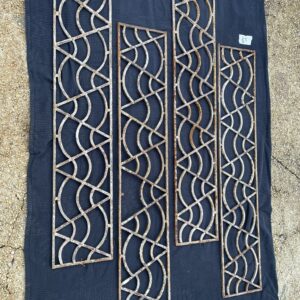 Garde-corps fer forgé ancien 4 pièces