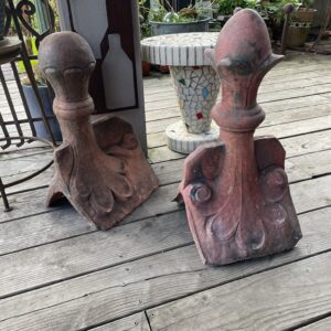 Épis de faîtage terre cuite ancien
