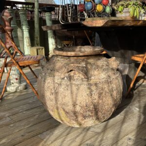 Grand Mélard du Cantal XVIII°S ( très grande jarre en argile blanche)