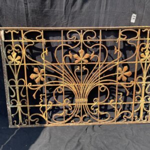 Garde corps fonte " Art Nouveau" 2 pièces